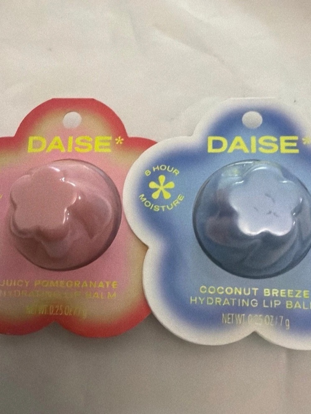 DAISE Hydrating Lip Balm (Coconut Breeze & Juicy Pomegranate Set) Set